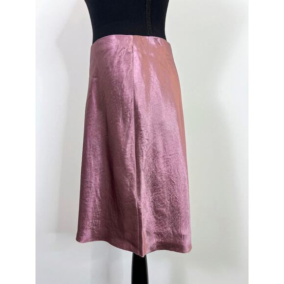Vince Women's Short Slip Skirt Plum Root Small - Picture 2 of 4